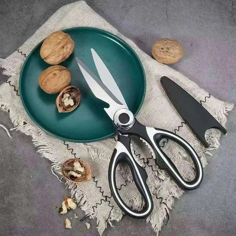 Multifunctional Kitchen Scissors for Faster Food Prep-Stainless stee