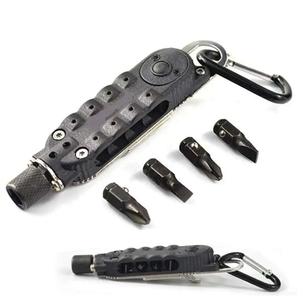 Multifunctional Mini Screwdriver Keychain Tool-1 PCS