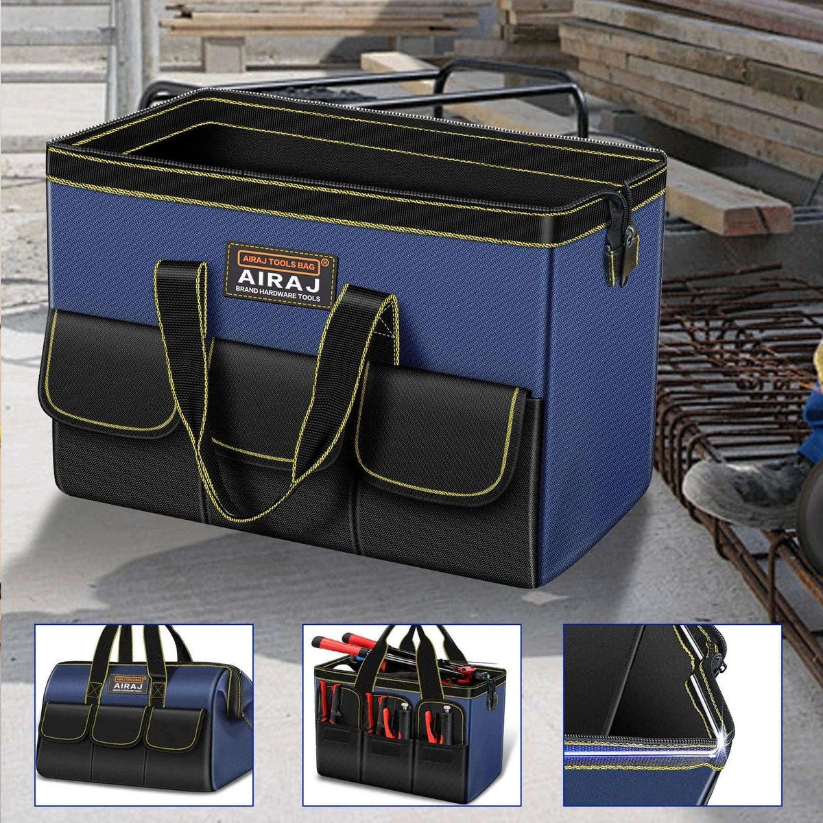 Multifunctional Tool Bags for Organized, Heavy-Duty Worksite Storage-3415