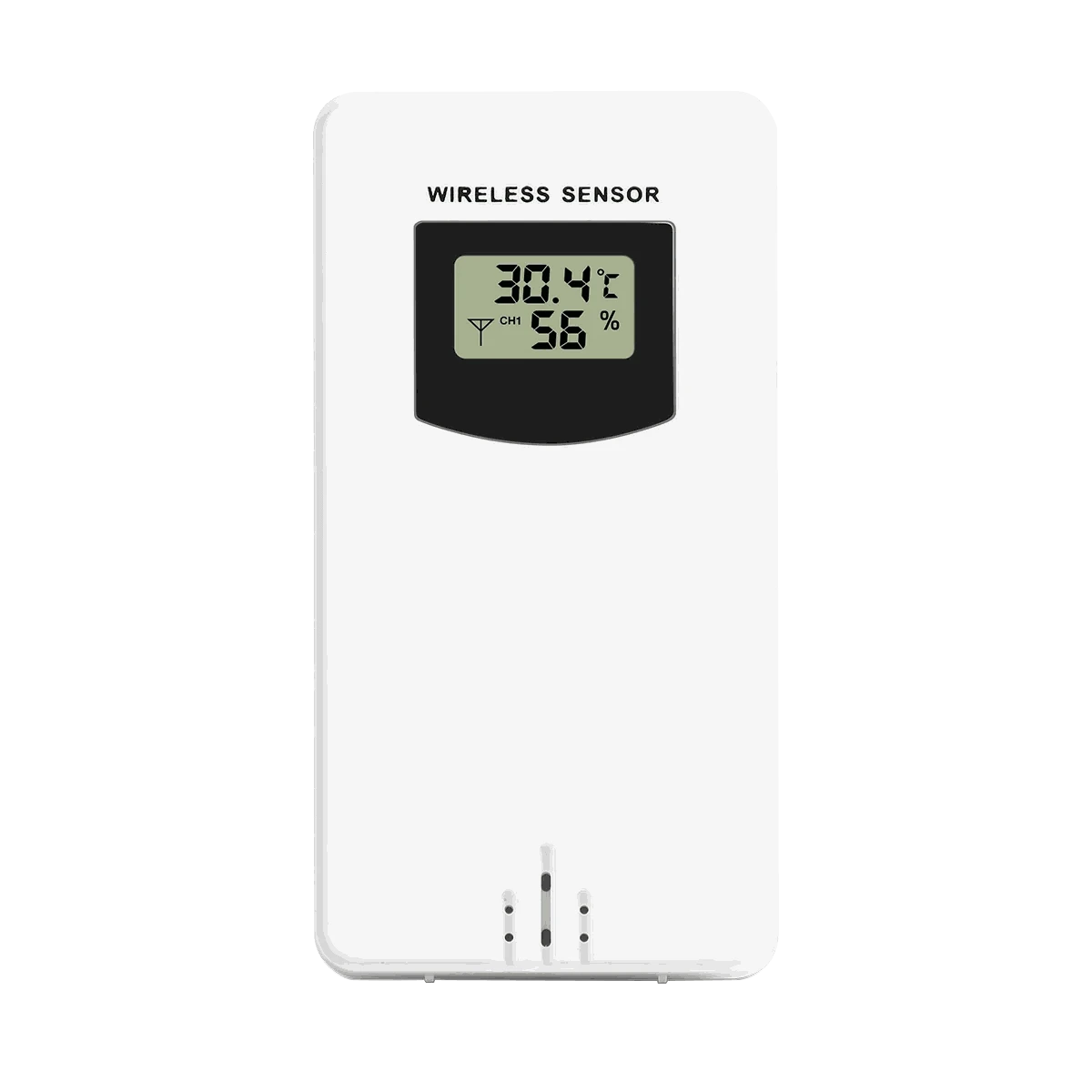 Multifunctional Weather Station Alarm Clock with Wireless Sensor-Black Sensor