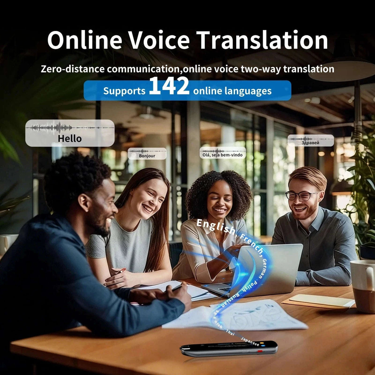 Multilingual Translation Pen Scanner with Voice Reading for Travel-S60Pro / China Mainland