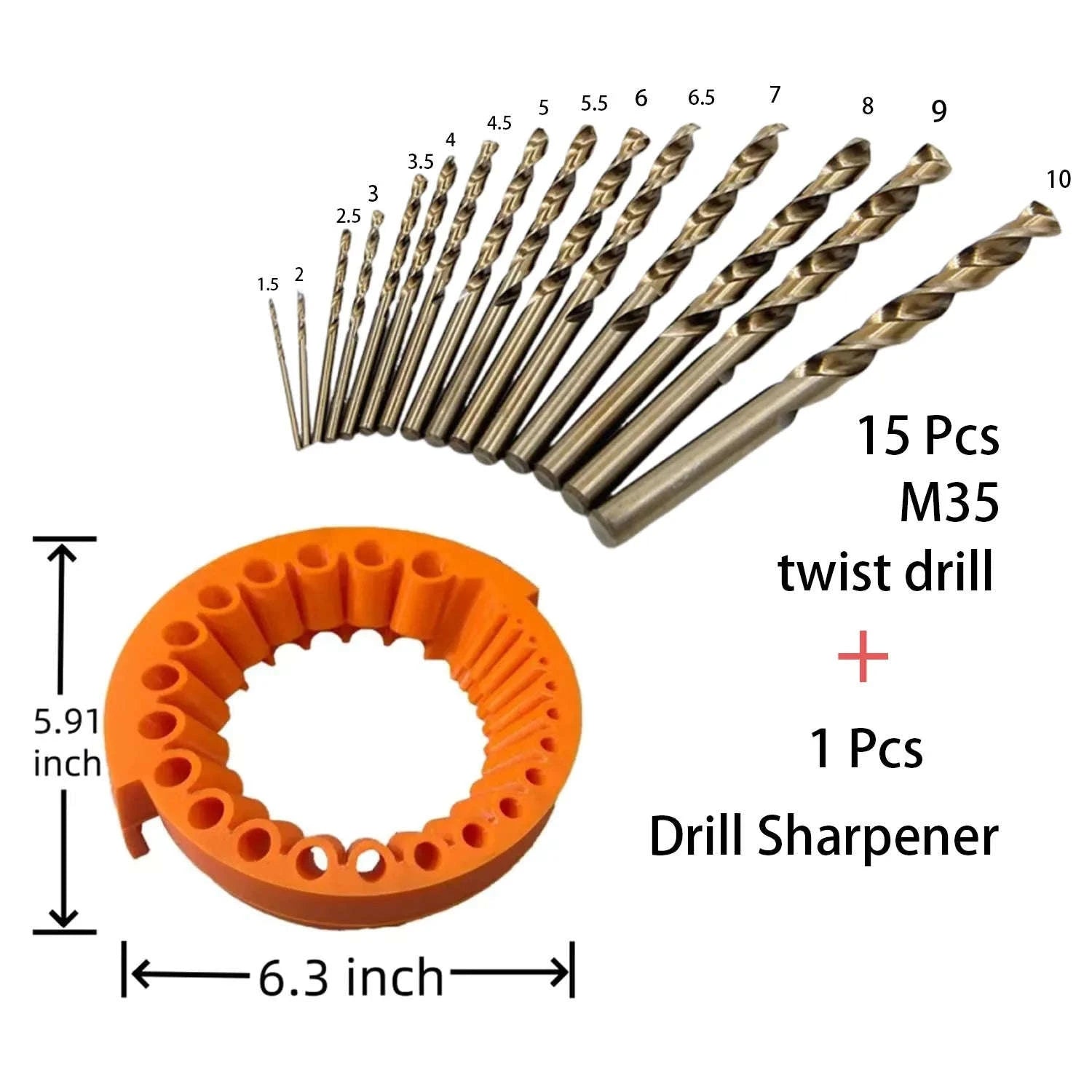 Multipurpose Drill Bit Sharpener for Angle Grinders-1 Pcs