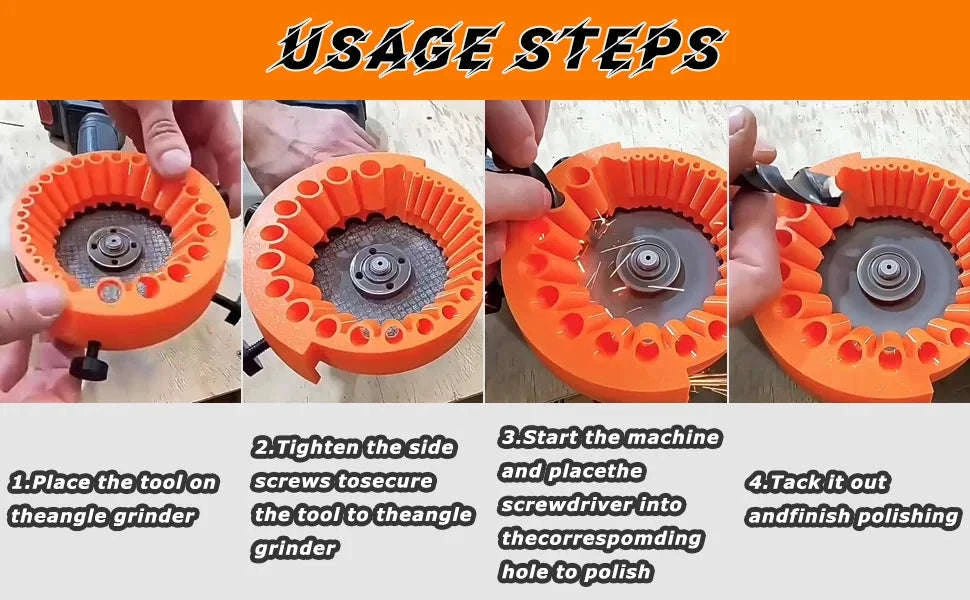Multipurpose Drill Bit Sharpener for Angle Grinders-1 Pcs