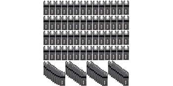 100PCS Oscillating Multitool Saw Blades Kit for Wood Metal Plastic