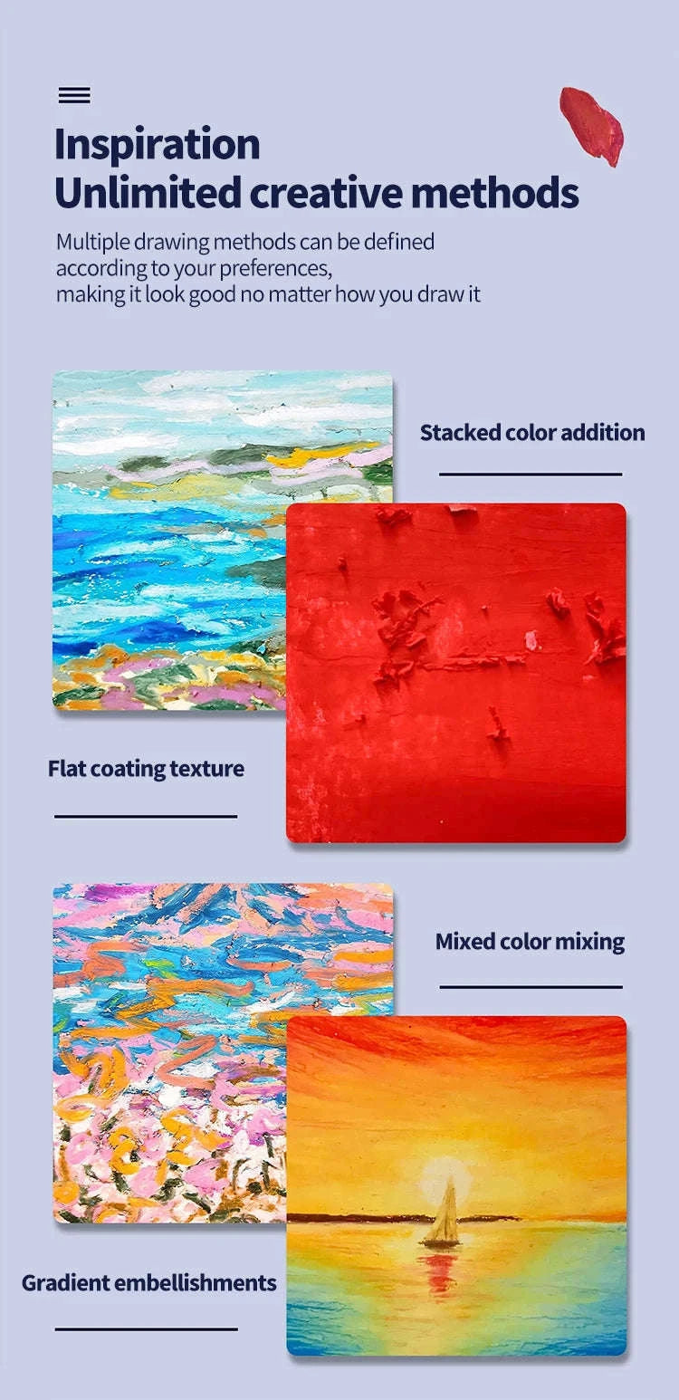 MUNGYO Artist Soft Oil Pastel Set-50 colors