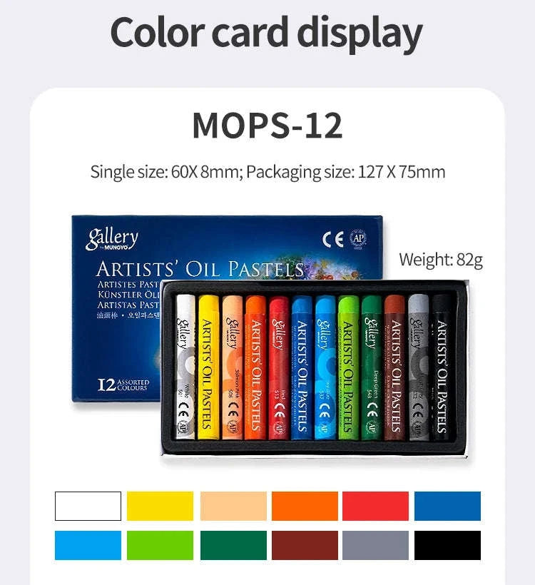 MUNGYO Artist Soft Oil Pastel Set-50 colors
