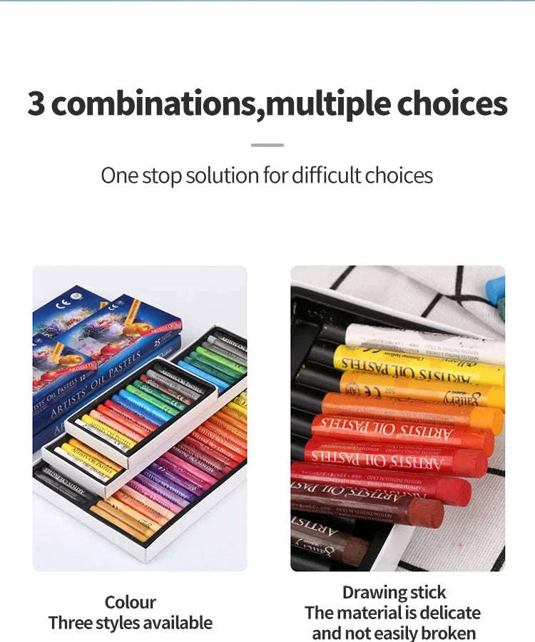 MUNGYO Artist Soft Oil Pastel Set-50 colors