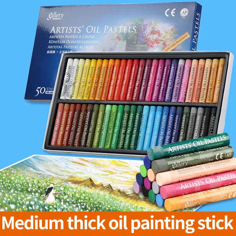 MUNGYO Artist Soft Oil Pastel Set-50 colors