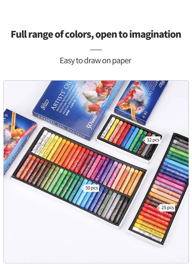 MUNGYO Artist Soft Oil Pastel Set-50 colors