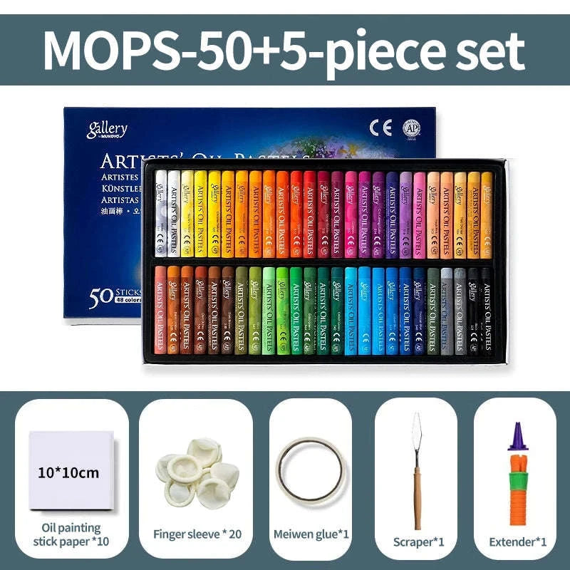 MUNGYO Artist Soft Oil Pastel Set-50 colors