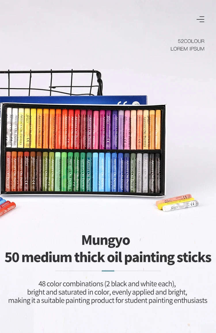 MUNGYO Artist Soft Oil Pastel Set-50 colors