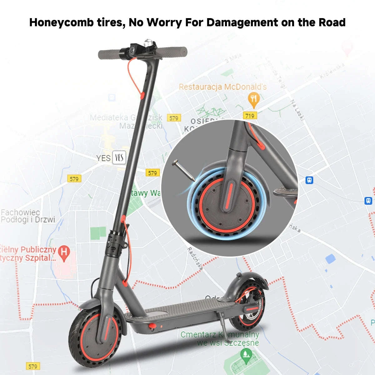 N7PRO Adult Electric Scooter-N7MAX 500W 36V 12.5Ah / france