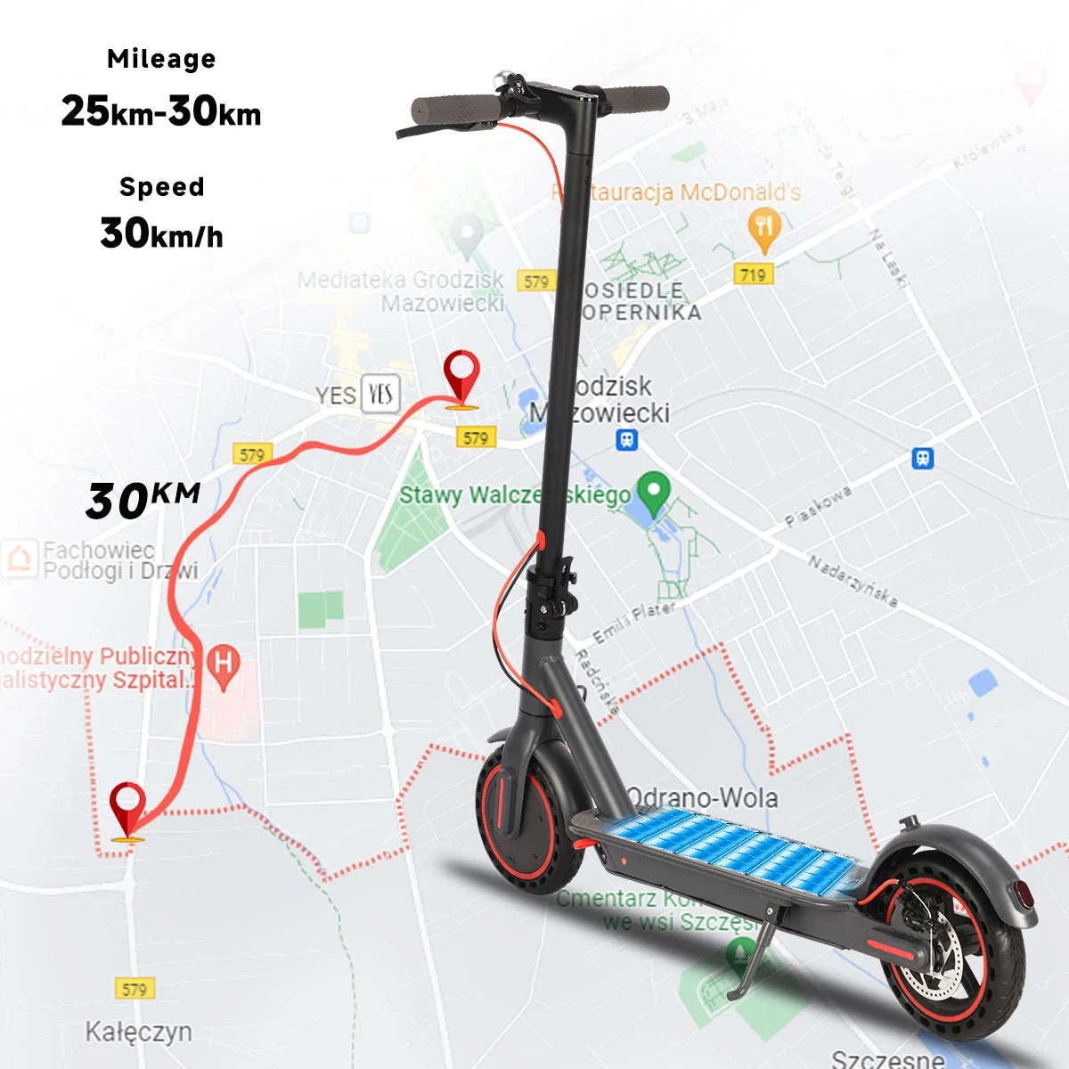 N7PRO Adult Electric Scooter-N7MAX 500W 36V 12.5Ah / france