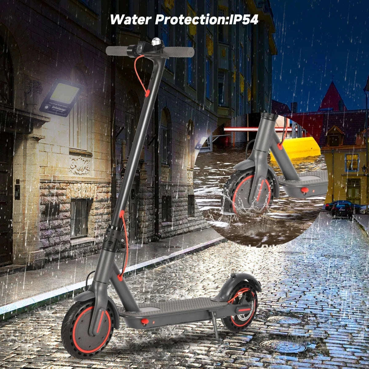N7PRO Adult Electric Scooter with App Control and Foldable Frame-N7MAX 500W 36V 12.5Ah / france