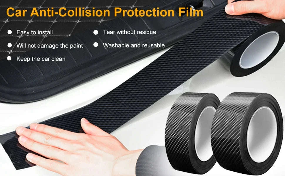 Nano Carbon Fiber Car 3D Protection Tape-10cm Wide Nano Fiber / 10m Long