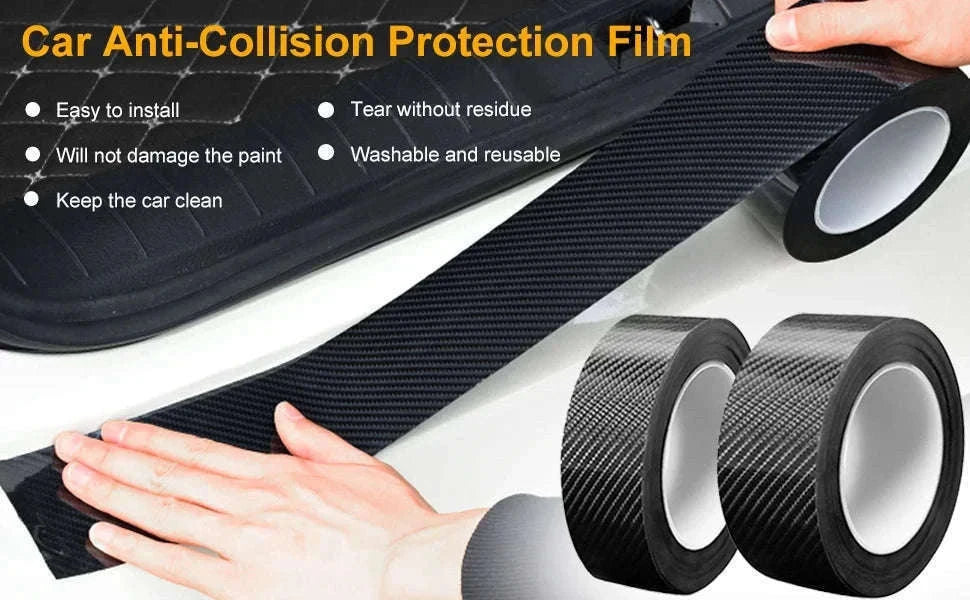Nano Carbon Fiber Car 3D Protection Tape-10cm Wide Nano Fiber / 10m Long