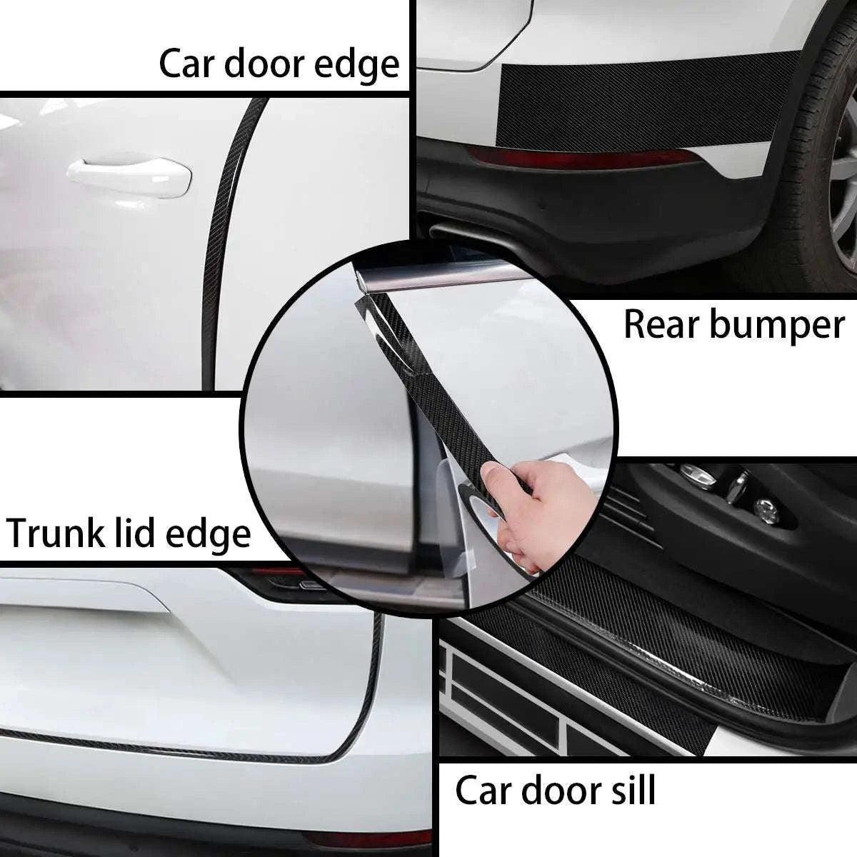 Nano Carbon Fiber Car 3D Protection Tape-10cm Wide Nano Fiber / 10m Long