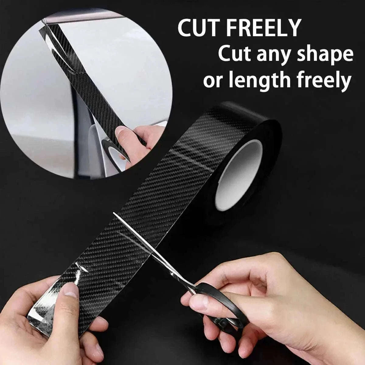 Nano Carbon Fiber Car 3D Protection Tape-10cm Wide Nano Fiber / 10m Long