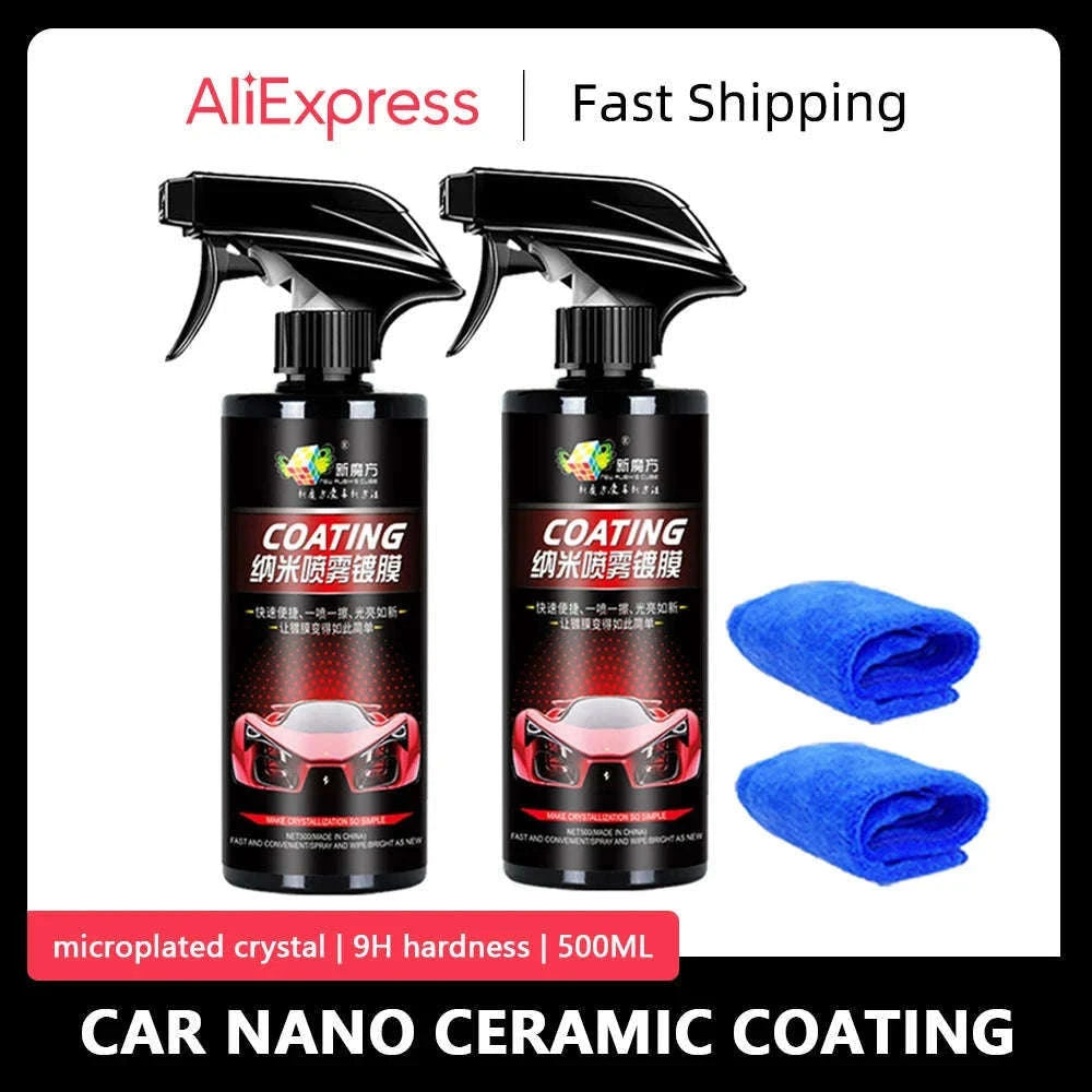 Nano Ceramic Car Coating for Gloss and Paint Protection-500ML