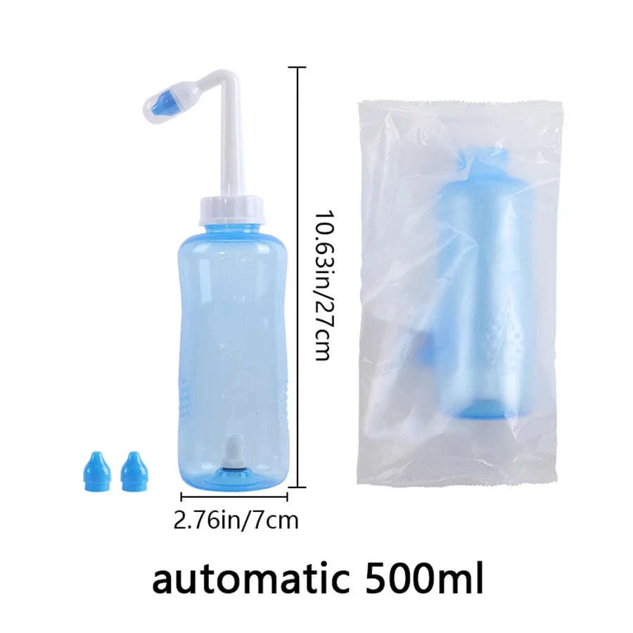 Nasal Irrigator Nose Wash Cleaner for Adults and Children-Manual 300ml