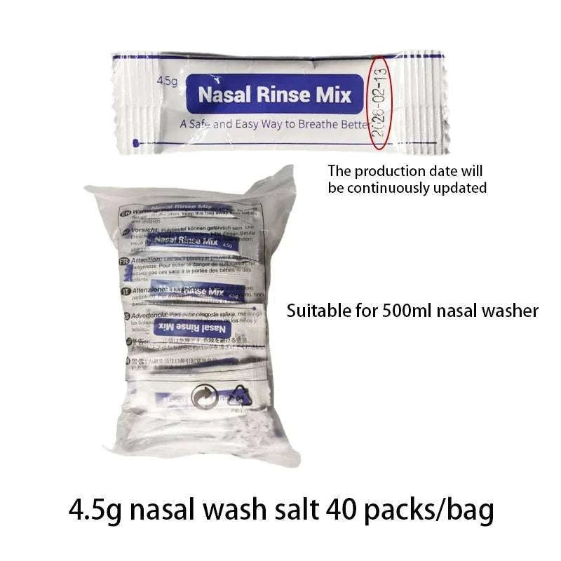 Nasal Irrigator Nose Wash Cleaner for Adults and Children-Manual 300ml