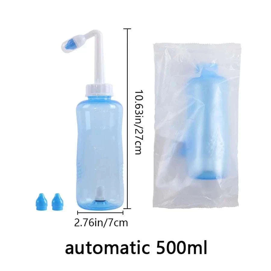 Nasal Irrigator Nose Wash Cleaner for Adults and Children-Manual 300ml