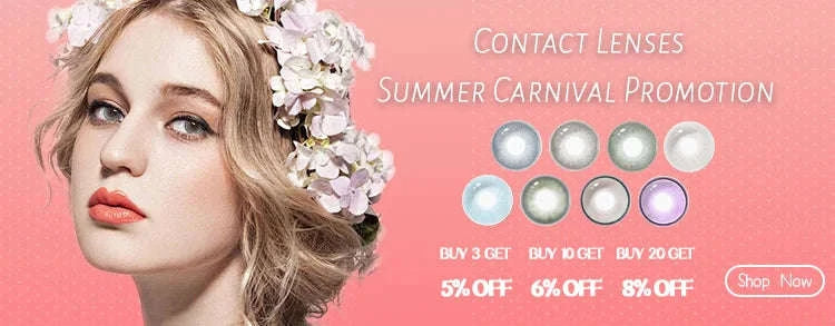 Natural Fashion Color Contact Lenses Siri Series-Iris Brown / -7.50