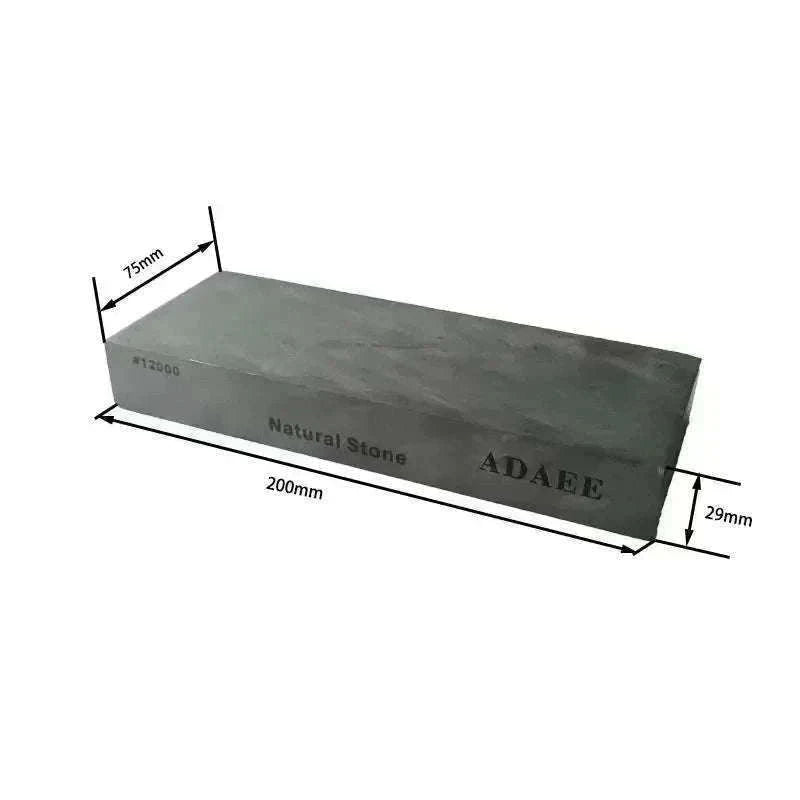 Natural Whetstone Knife Sharpening Stone for Razor-Sharp Edges-8 Inch 200x75x29 mm / ADAEE / United States