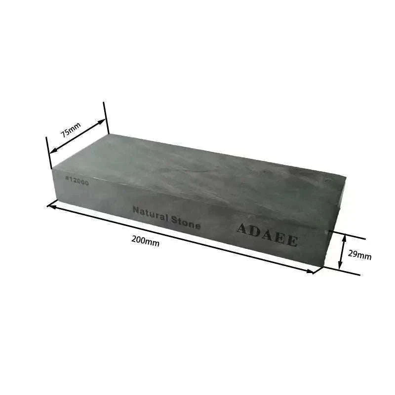 Natural Whetstone Knife Sharpening Stone for Razor-Sharp Edges-8 Inch 200x75x29 mm / ADAEE / United States
