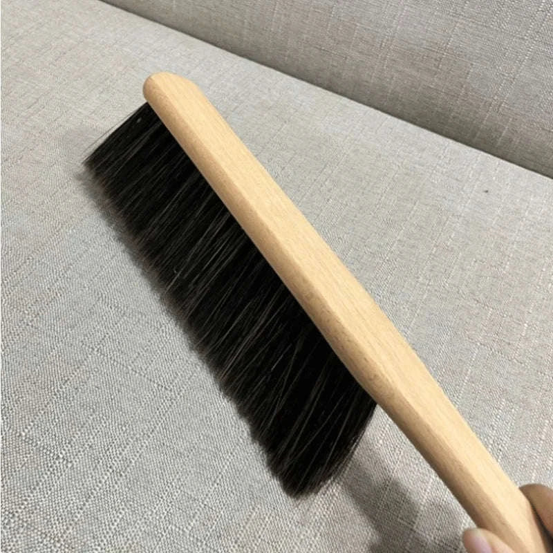 Natural Wood Bristles Palm Pot Brush-Brown / 1PC