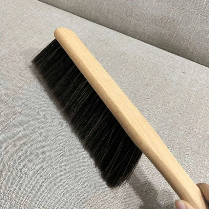 Natural Wood Bristles Palm Pot Brush for Everyday Cleaning-