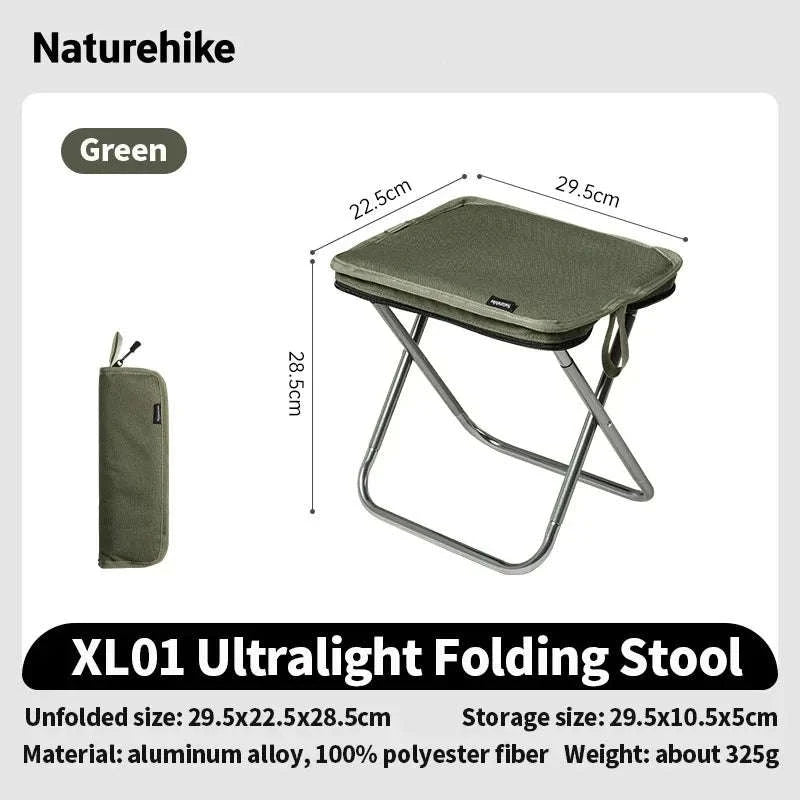 Naturehike 2024 Portable Camping Chair-Green