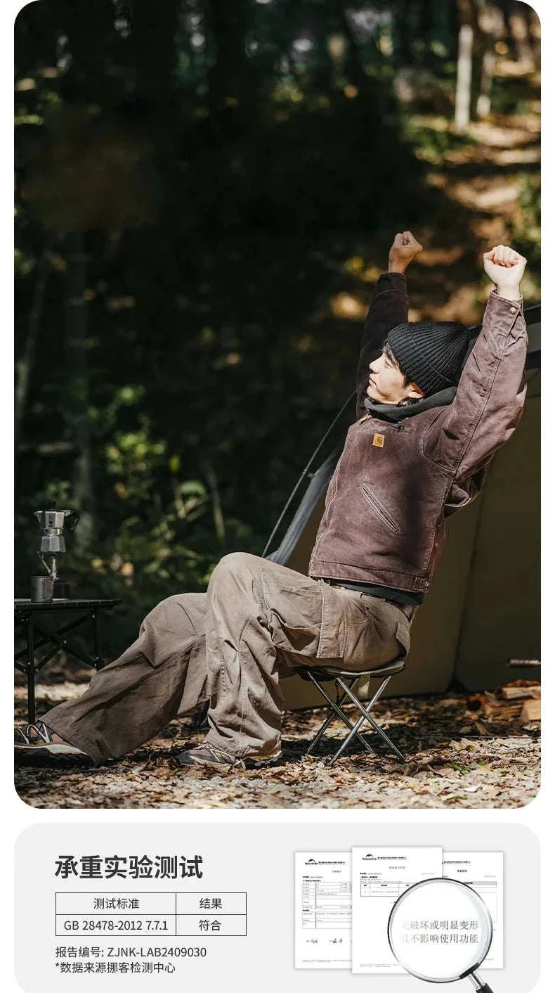 Naturehike 2024 Portable Camping Chair-Green