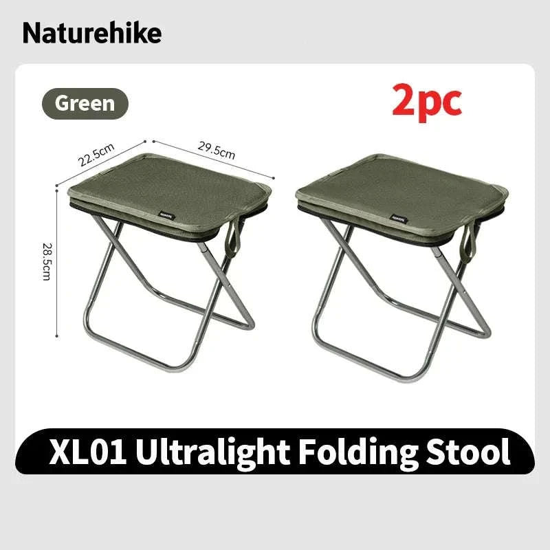 Naturehike 2024 Portable Camping Chair-Green