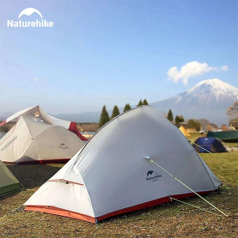 Naturehike Cloud Up 1 Ultralight Tent | 4000mm Waterproof-Gray-20D