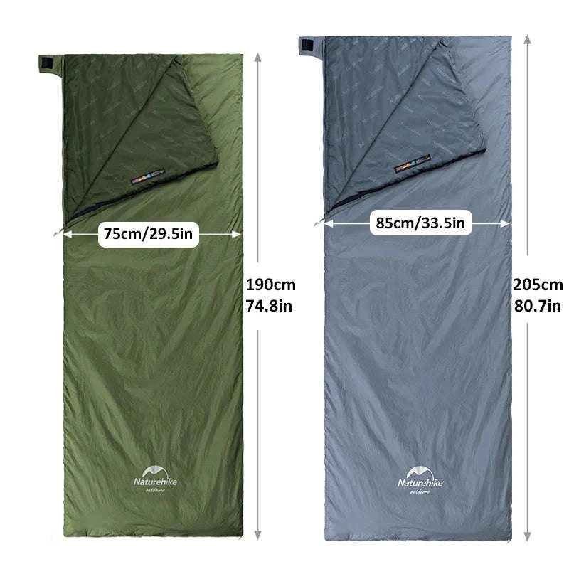 Naturehike LW180 Ultralight Sleeping Bag for Camping & Hiking-Green - 190x75 cm / China Mainland