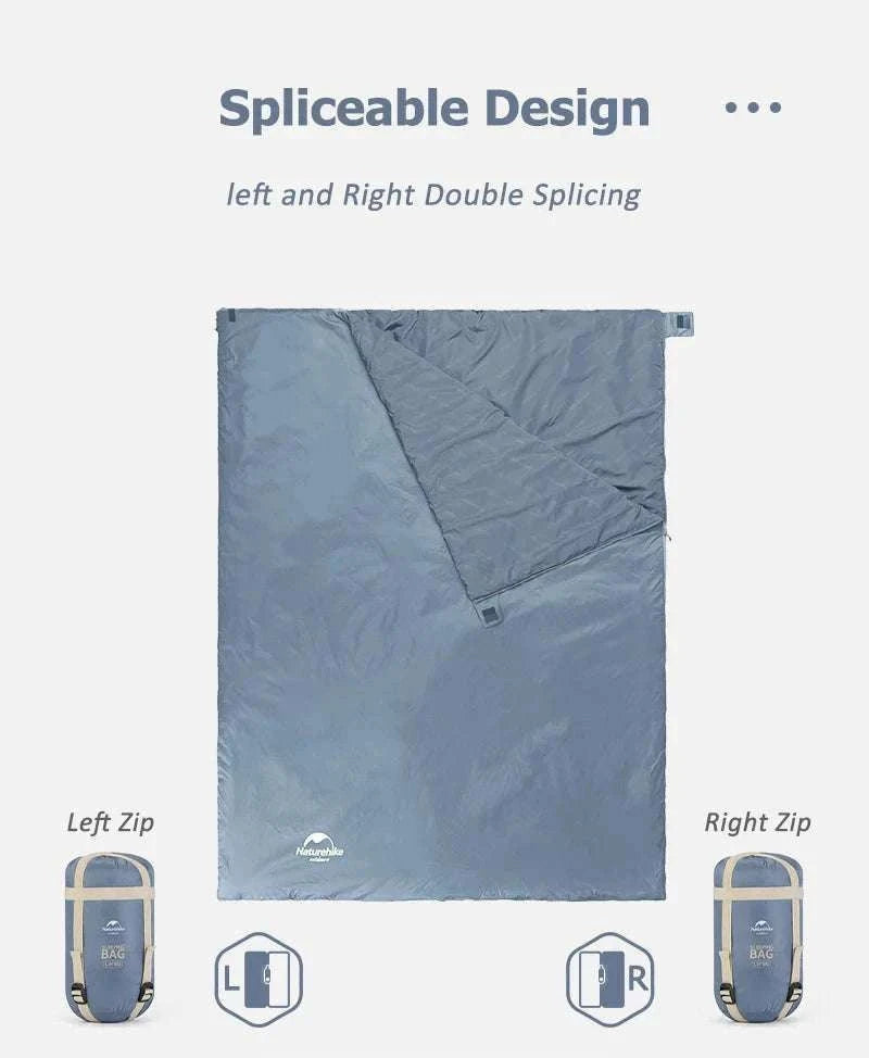 Naturehike LW180 Ultralight Sleeping Bag for Camping & Hiking-Green - 190x75 cm / China Mainland