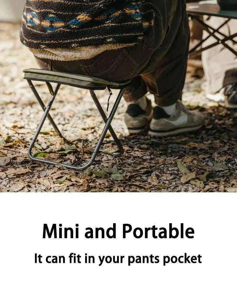 Naturehike Portable Camping Chair for Hiking, Beach, and Travel-Green