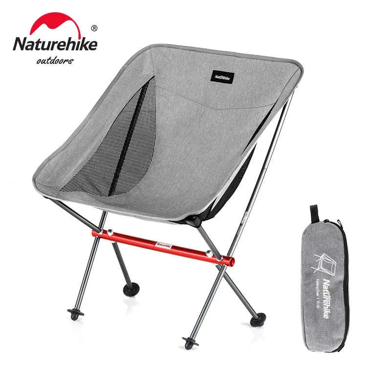 Naturehike Ultralight Folding Camping Chair for Outdoor Use-YL05 - Gray / United States