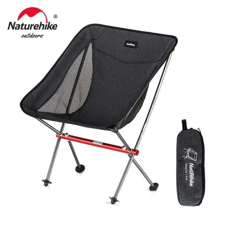 Naturehike Ultralight Folding Camping Chair for Outdoor Use-YL05 - Gray / United States
