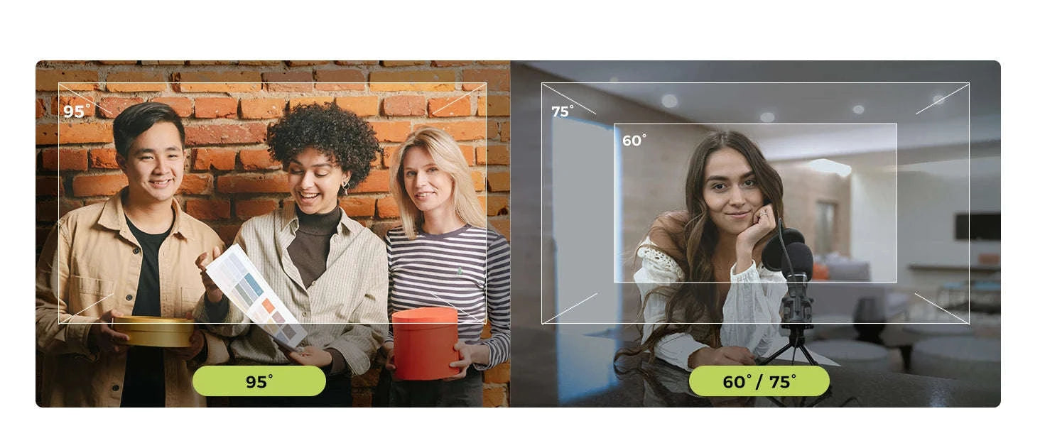 NearStream 1080P 60FPS USB Webcam with AI Noise‑Canceling Mic-V02-AF / CHINA