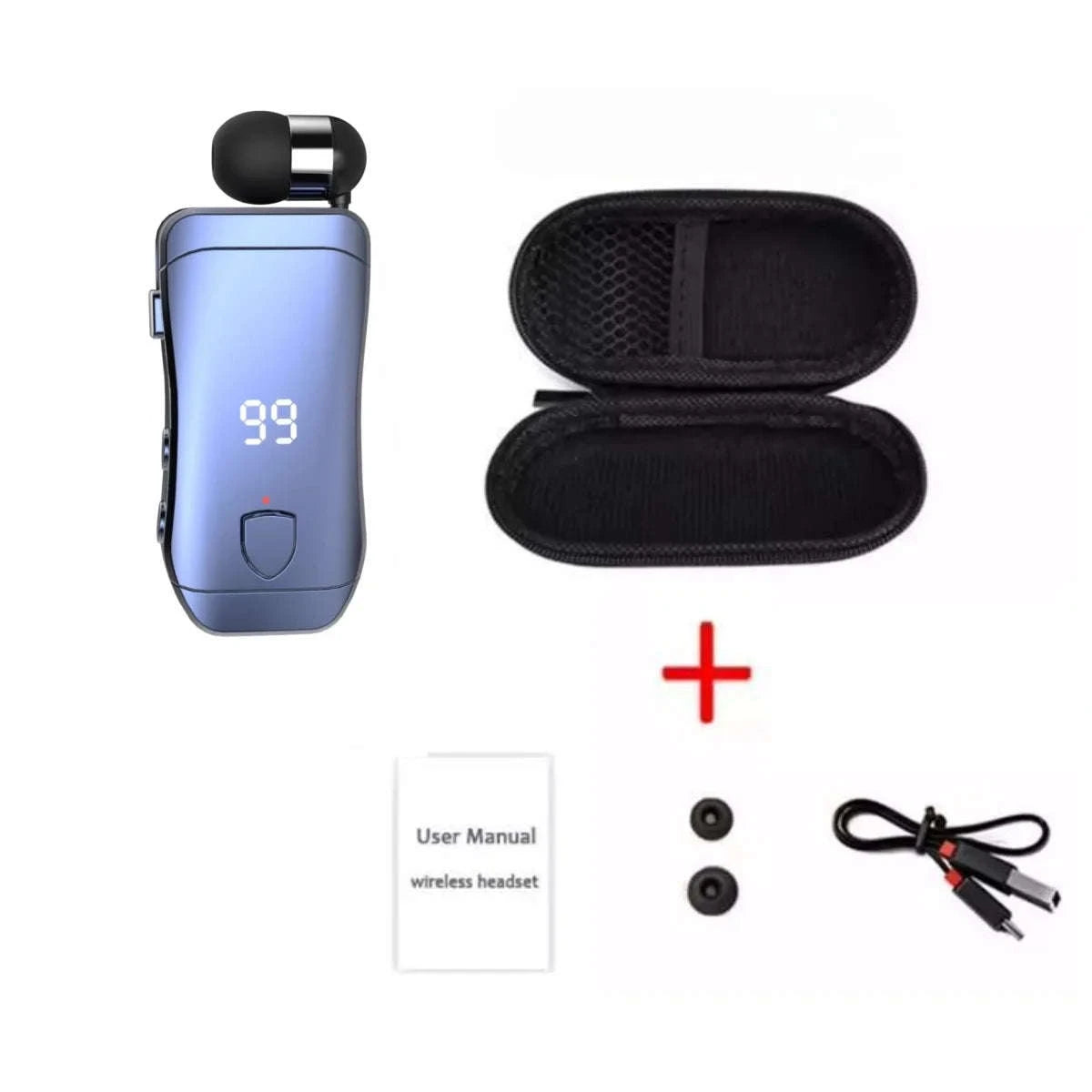 Neckband Bluetooth Earphones V5.3 with Noise Cancellation & 15H Battery-dark grey