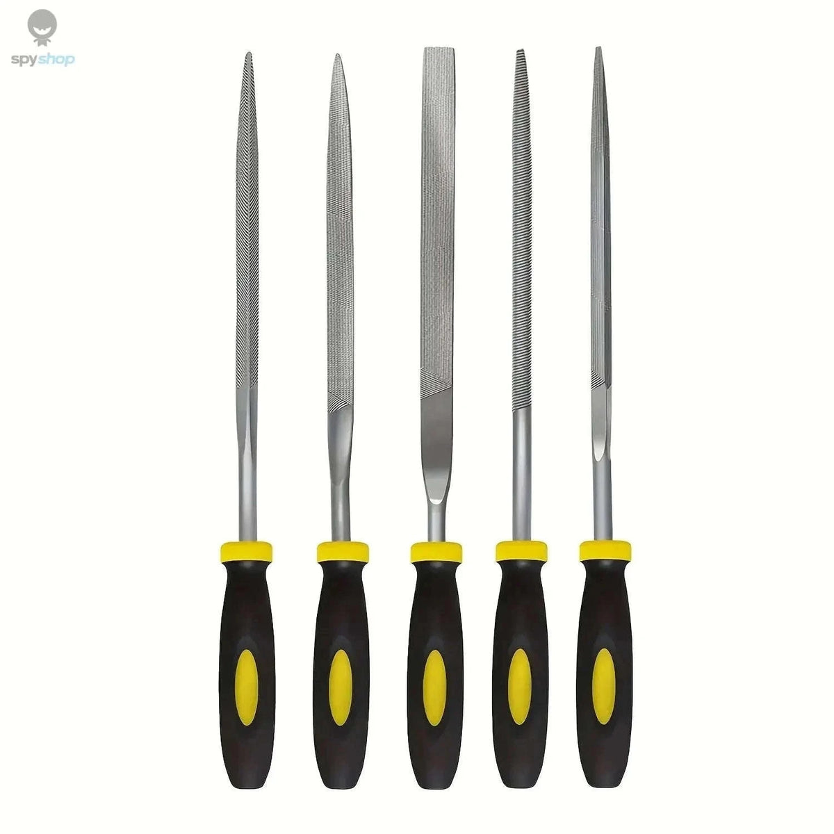 Needle File Set with Ergonomic Grips for Precision Shaping-5pc / 150mm / Other