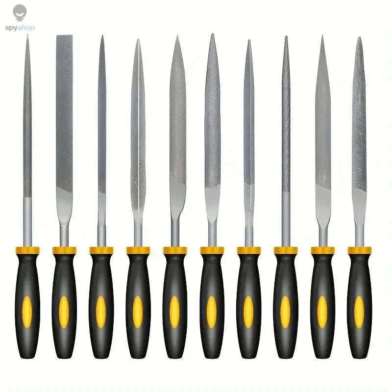 Needle File Set with Ergonomic Grips for Precision Shaping-5pc / 150mm / Other