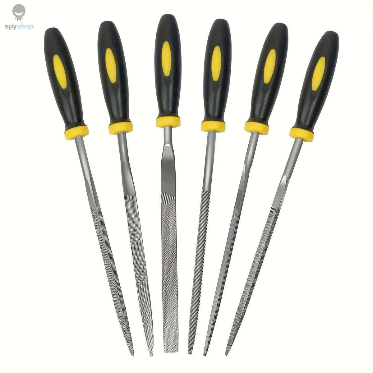 Needle File Set with Ergonomic Grips for Precision Shaping-5pc / 150mm / Other