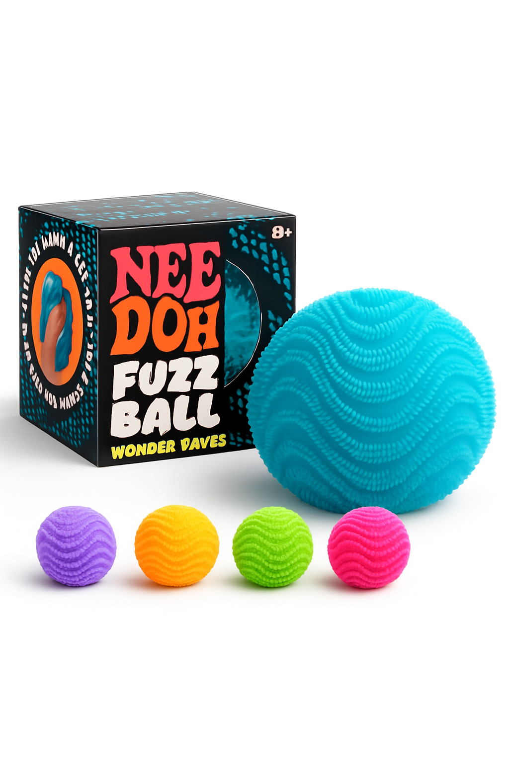 NeeDoh Fuzz Ball Stress Relief Toy Desktop Ornament