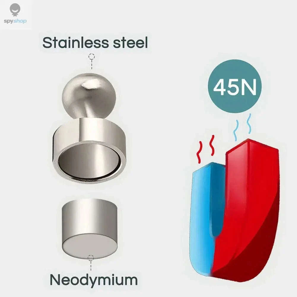 Neodymium Magnetic Pins – Ultra‑Strong Metal Surface Organizing Magnets-20pcs