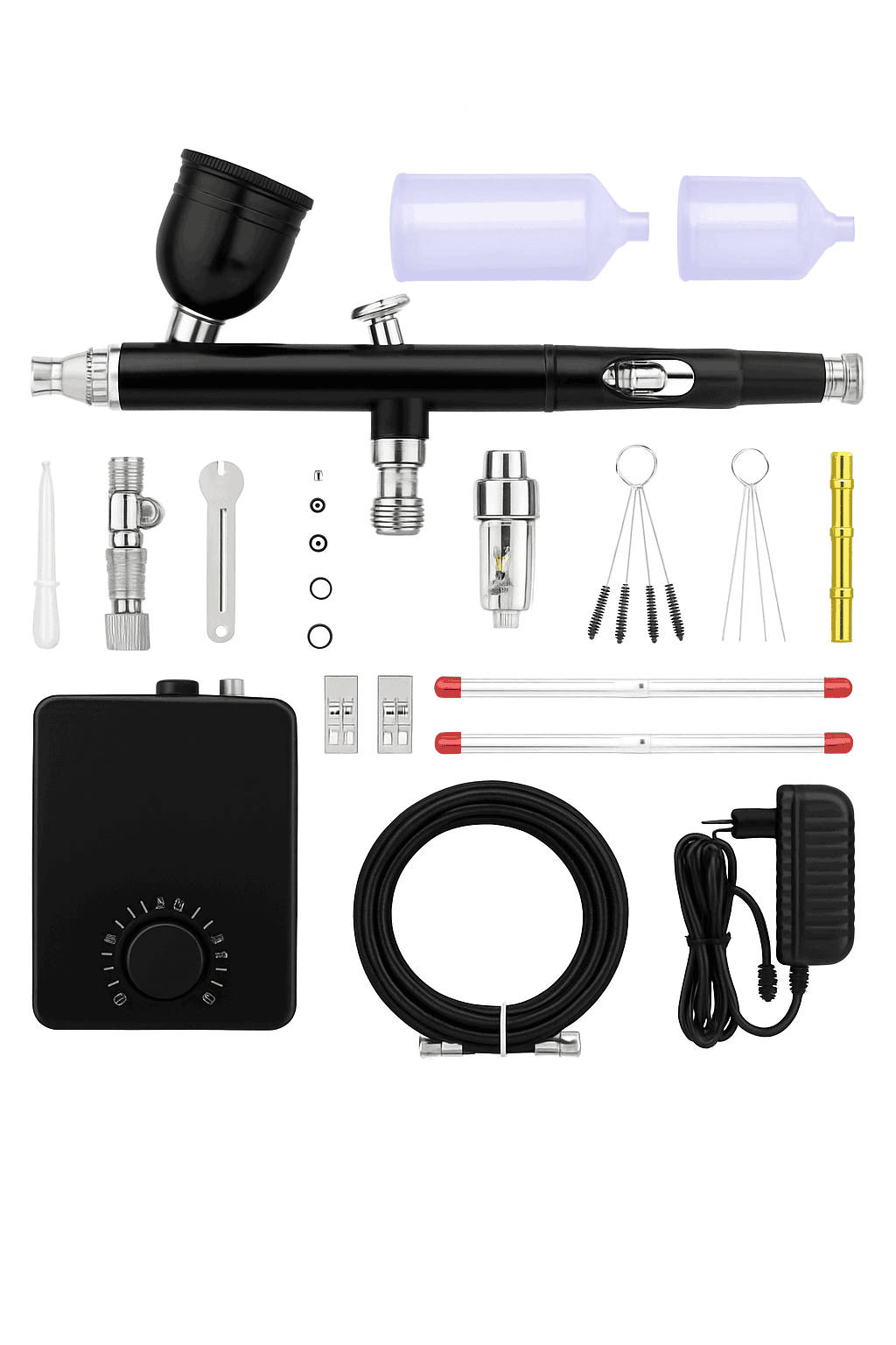 Neoeco 30PSI Airbrush Kit for Precision Creative Projects-NCT-SJ33B500K-S1 / EU Plug