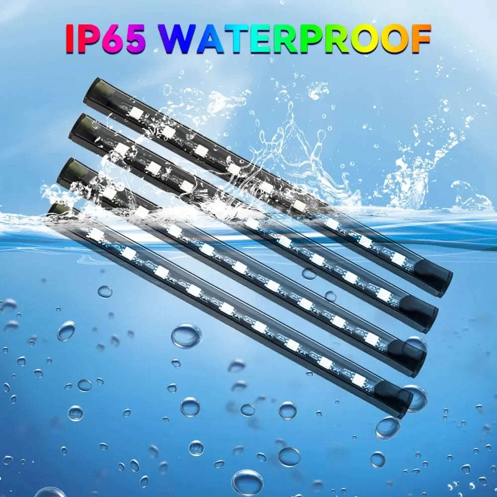 Neon RGB LED Car Foot Lights-36LED Remote Cig