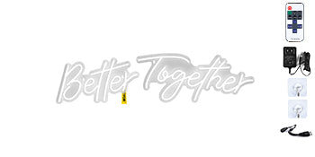 Better Together LED neonbord warm wit wandlamp decor